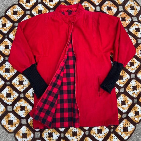 Vintage Red Corduroy Jacket - Picture 1 of 7